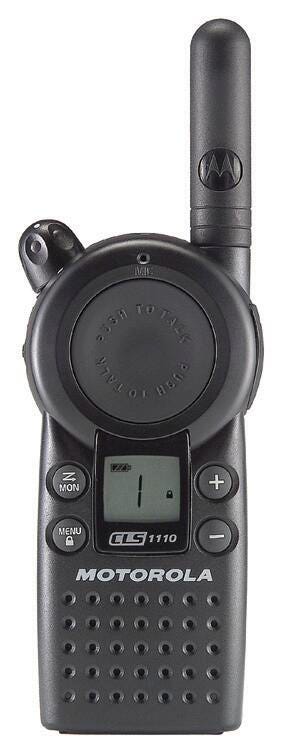 Motorola online radio/walkie talkie